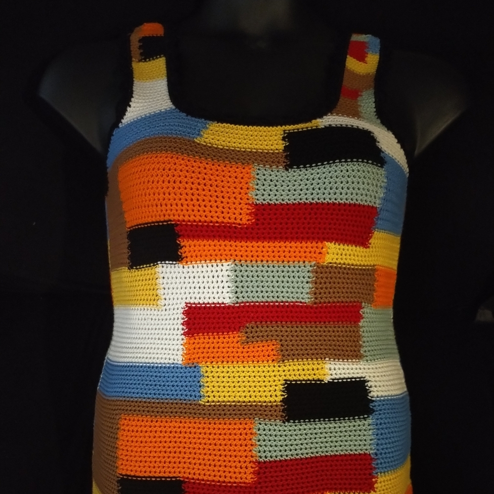 NWT Alice + Olivia Multicolor Dress - Picture 2 of 10
